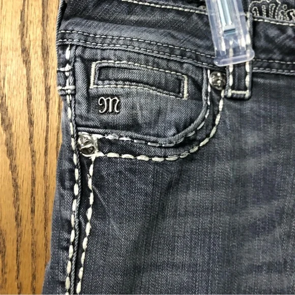 Miss Me black boot cut jeans size 26 - Picture 3 of 12